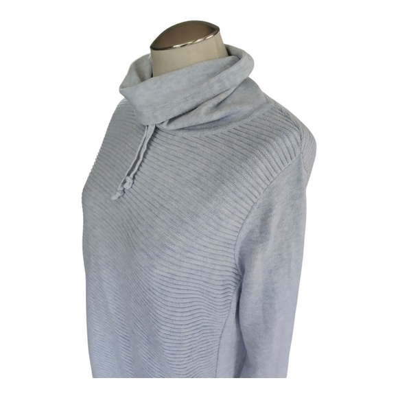 Artisan NY Women's Light Blue Turtleneck Sweater M - Picture 6 of 9